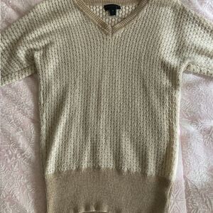 Worthington Women's Light Tan V-Neck Sweater